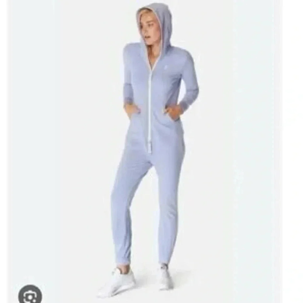 Onepiece womens zip up hooded onesie